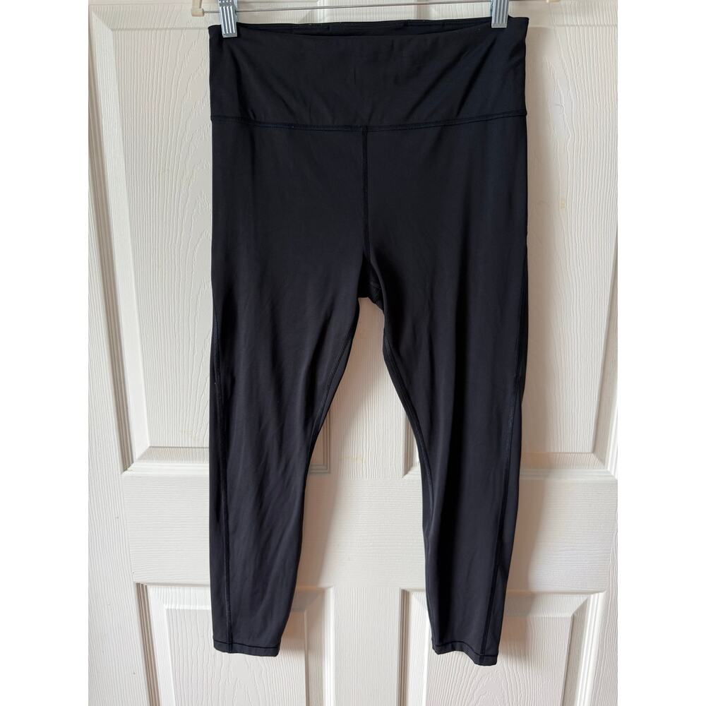 Athleta Ultimate Stash Pocket 7/8 Tights Black Leggings Size M‎